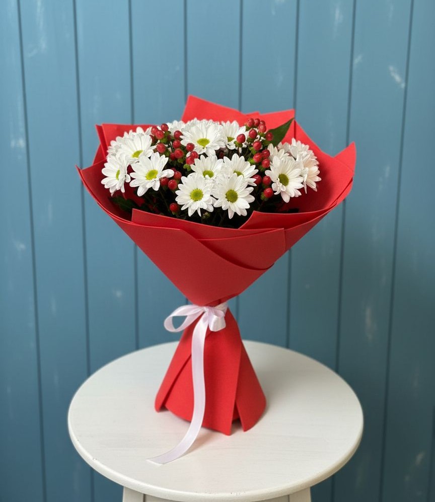 Букет цветов из: Хризантемы в Татариново