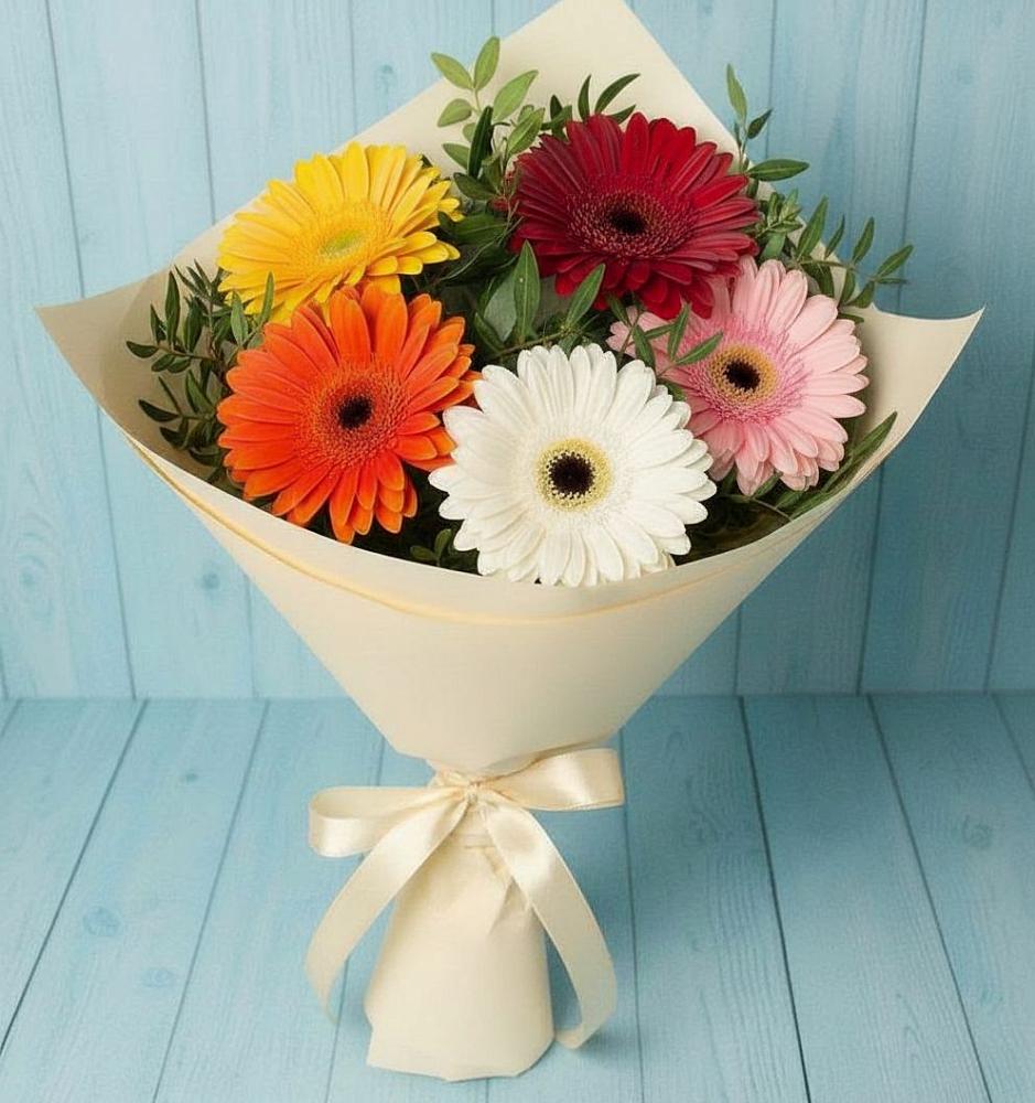 Букет цветов из: Герберы в Татариново