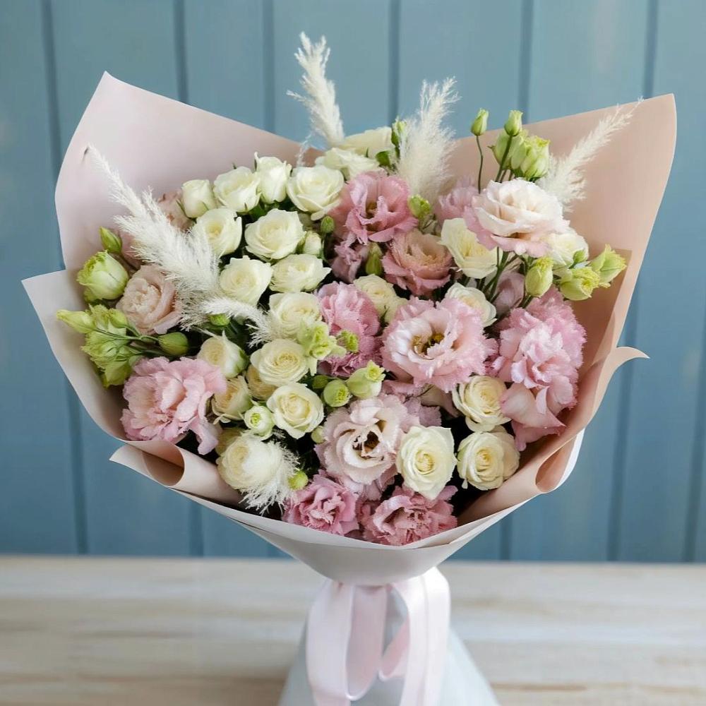 Букет цветов из: Альстромерии и Розы в Татариново