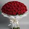 Букет 101 Красная роза Блэк Мэджик в Татариново