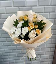 Букет цветов из:  Розы и Хризантемы #REPLACE_PRED# Татариново