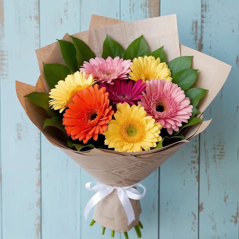 Букет цветов из: Герберы в Татариново
