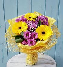 Букет цветов из:  Хризантемы и Герберы в Татариново