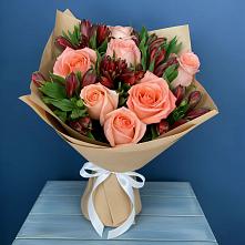 Букет цветов из:  Розы и Альстромерии #REPLACE_PRED# Татариново