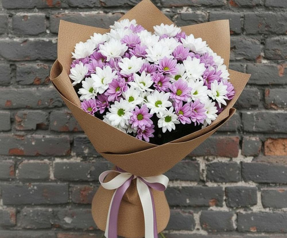 Букет цветов из: Хризантемы в Татариново