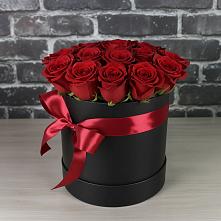 Цветочная композиция из Розы в шляпной коробке #REPLACE_PRED# Татариново