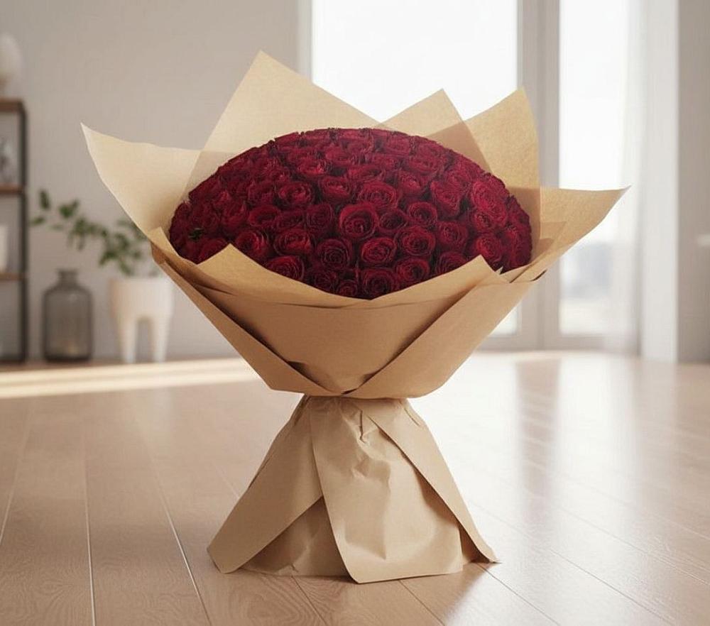 Букет 101 Красная роза в Татариново