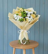 Букет цветов из:  Хризантемы и Розы в Татариново