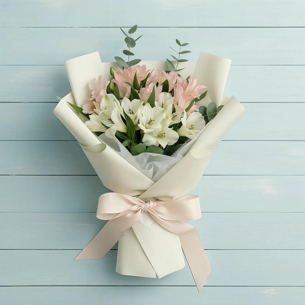 Букет цветов из: Альстромерии в Татариново