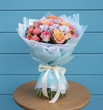 Букет цветов из:  Хризантемы и Розы #REPLACE_PRED# Татариново