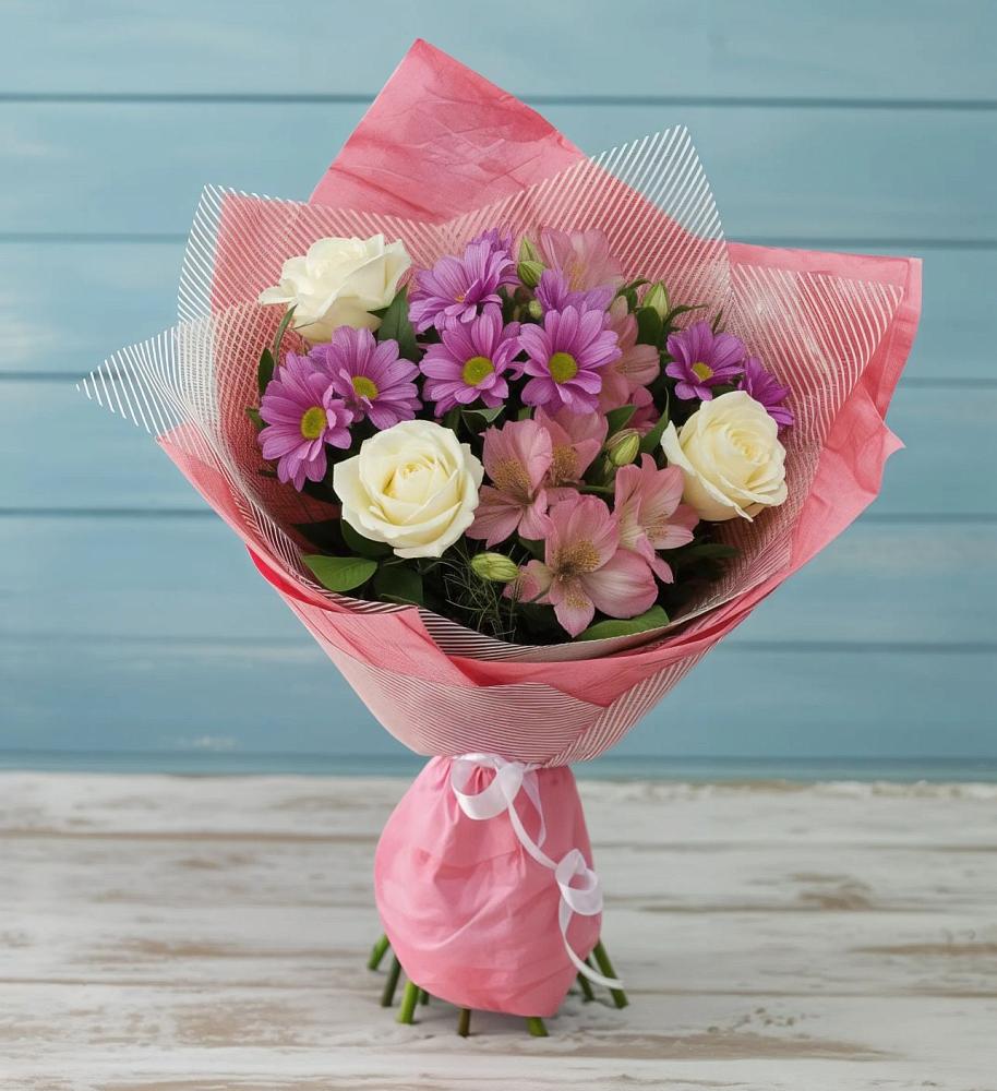 Букет цветов из: Герберы в Татариново