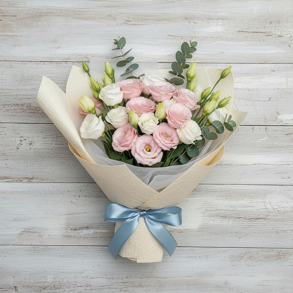 Букет цветов из: Лизиантусы в Татариново